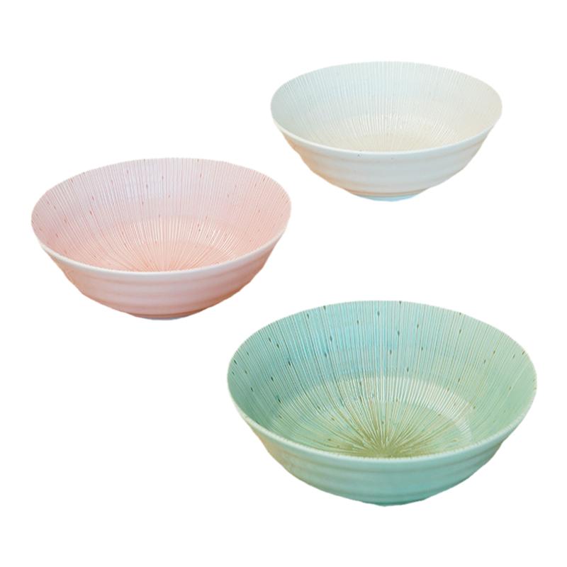 美浓烧日式简约盘子汤碗水果盘饭碗碟陶瓷套装家用日本进口简约风