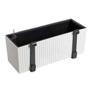 挂在窗户上的花盆阳台窗户花架窗沿挂式花盆长方形窄窗户卡槽挂架