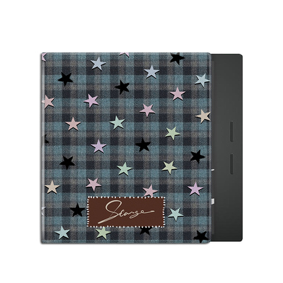 适用文石leaf5格纹星星3复古poke6简约5s小白马p6阅读器tab8c磁吸NoteX5S小众Air4C电子书BOOX保护套电纸书壳