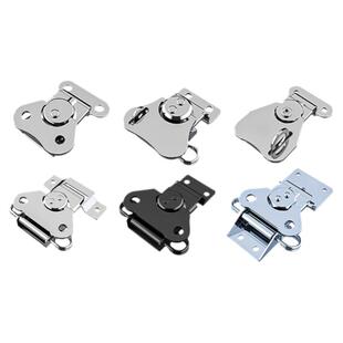 不锈钢蝴蝶锁扣箱扣航空箱固定旋转锁芯工具箱五金卡扣木箱子搭扣