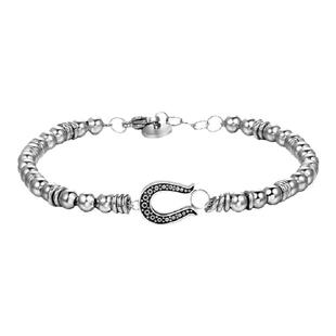 brosway欧美时尚SOBER系列简约个性潮胜利马蹄铁钛钢手链男送男友