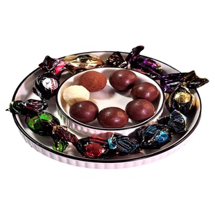 俄罗斯进口黑美人巧克力糖果松露形牛奶椰蓉球糖婚庆喜糖新年货糖