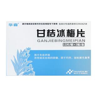 华森 甘桔冰梅片 0.2g*24片/盒