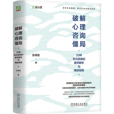 官网正版 破解心理咨询僵局 20种常见困境的案例解析与精进指南   张海音 心理咨询 心理咨询师 施琪嘉 张天布 曾奇峰 张沛超 督导