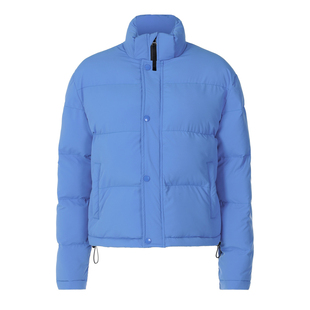 2025冬季新款克莱因蓝显白面包服ins博主同款潮牌短款棉服外套女