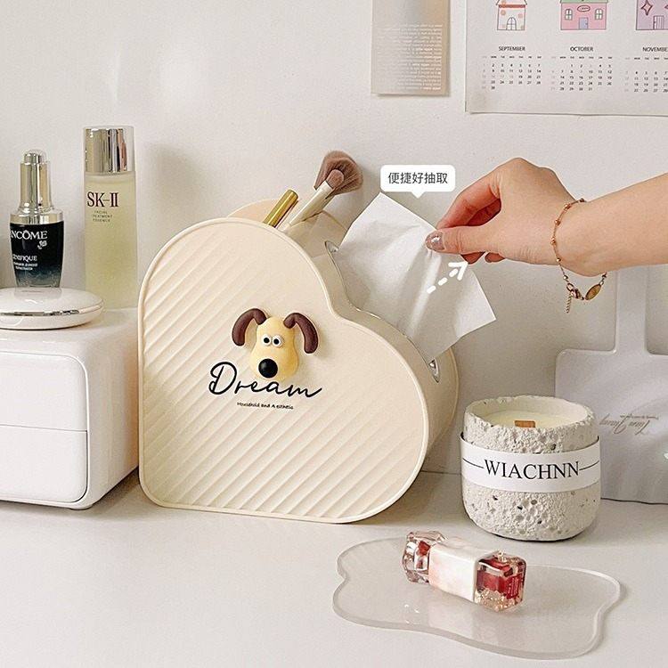 轻奢风纸巾盒客厅家用纸巾盒自动高档多功能茶几抽纸盒弹簧创意