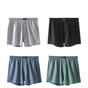 猫人男士内裤男款纯棉阿罗裤2026新款宽松透气居家睡裤无束缚短裤