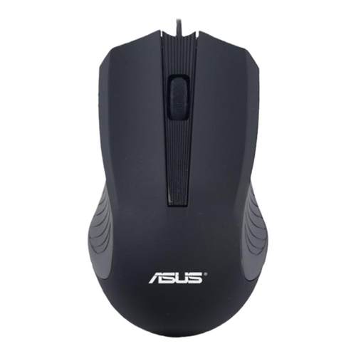 华硕有线鼠标静音USB笔记本台式一体机通用家用办公+Type-c转换器