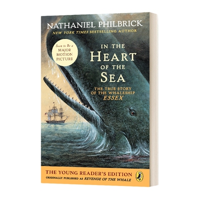 英文原版 In the Heart of the Sea 海洋深处 埃塞克斯号 捕鲸船罹难记 Young Readers Edition 英文版 进口英语原版书籍