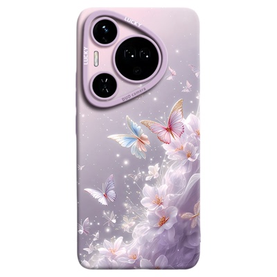 【清纱蝴蝶】优质硅胶壳带挂绳