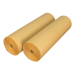 加厚帘纹无格纯竹浆元书纸半生熟仿古纸卷轴书写空白毛边纸书画纸毛笔书法初学者练习纸百米长卷