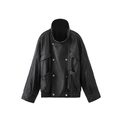 杨树林英胚泡皮手机车皮衣外套