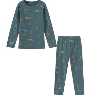 小象汉姆童装男童家居服儿童内衣套装2件套2026冬新款中大童潮