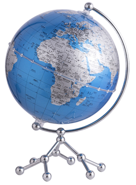 现代轻奢地球仪装饰品摆件