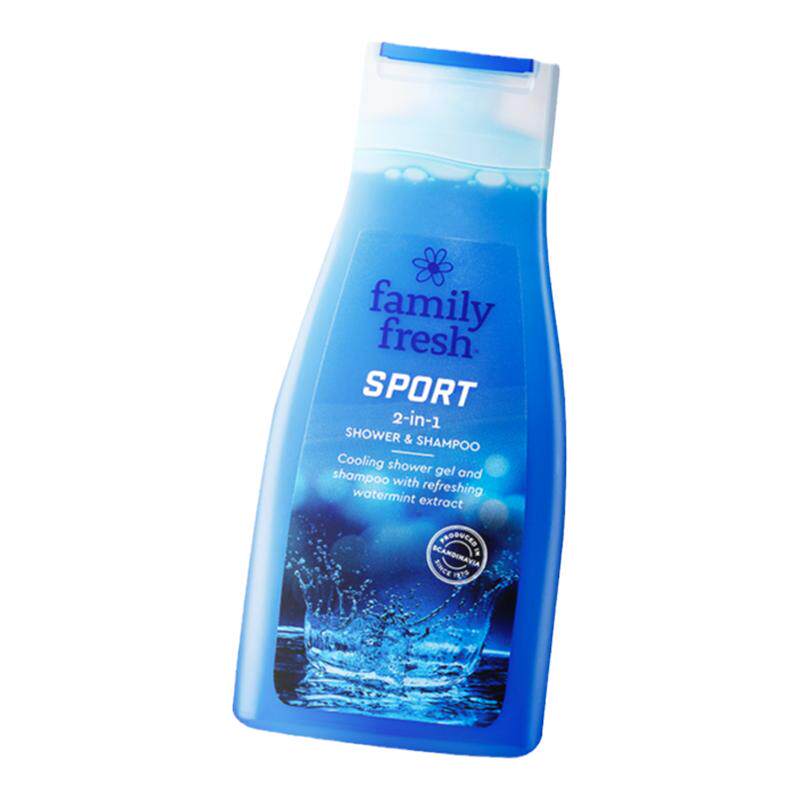 瑞典Family Fresh洗发沐浴露二合一男女健身