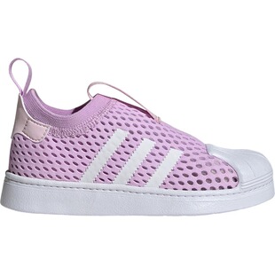 adidas三叶草SUPERSTAR 2.0 夏季女童鞋贝壳头一脚蹬跑步鞋JH6372