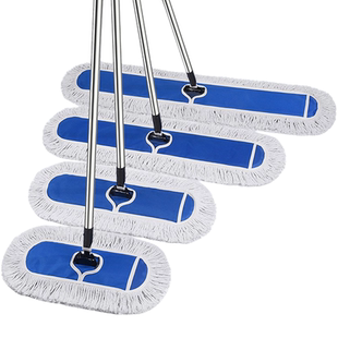 平板拖把大号尘推酒店商用长排拖工厂车间保洁地拖家用一拖净拖布