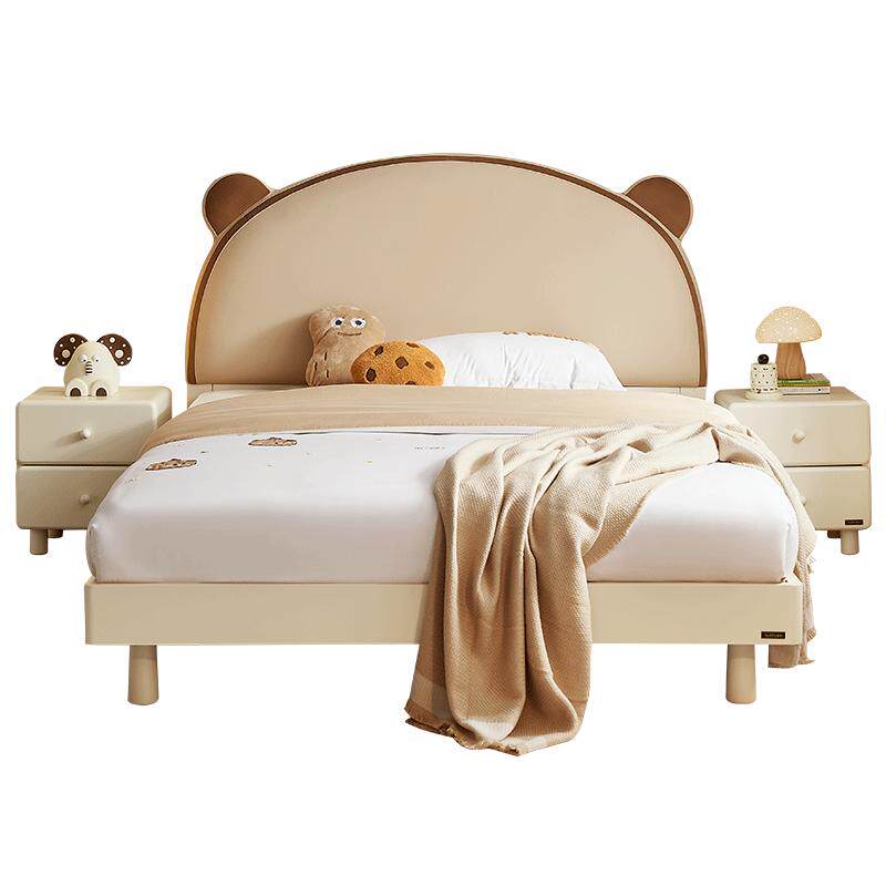 全友家居现代简约1米5儿童床卧室青少年1.2m单人床女孩卧室公主床