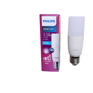 飞利浦LED灯泡小柱灯E27螺口吊灯水晶柱形灯泡5.5W7.5W9.5W恒亮型