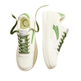 安踏男鞋轻程V2板鞋2026春夏季新款软底舒适小白鞋厚底增高休闲鞋