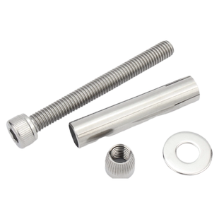 304不锈钢内膨胀螺丝大全圆柱头内六角膨胀螺栓拉爆M6M8M10M12mm