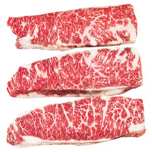 【澳洲老爸】和牛M8-9羽下肉牛排原切雪花上脑边新鲜厚切儿童牛扒