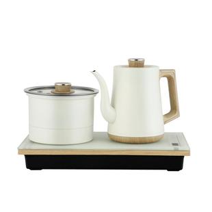 康乐316不锈钢全自动双上水壶茶台烧水泡茶一体抽水煮茶台嵌两用