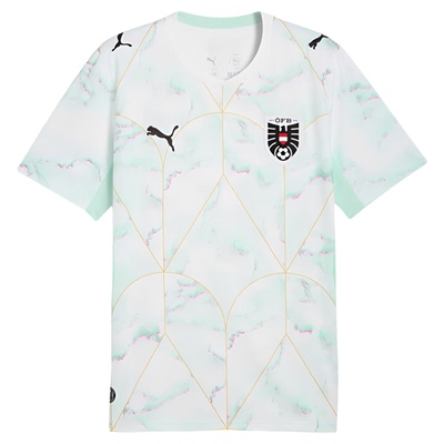 SFS彪马Puma世界杯2026奥地利客场球迷版球衣短袖足球服783207-02