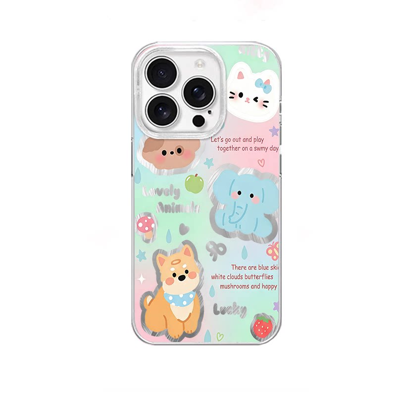马卡龙拼色可爱适用于iPhone18promax/iPhone17pro手机壳华为mete80一加13磁吸vivoS30羽纱红米K80小米17OPPO