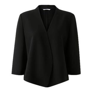 【醋酸】PRICH时尚V领商务西装套装夏短款宽松通勤外套女