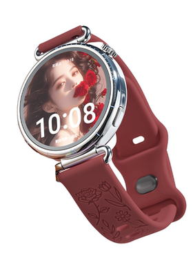 华为手表WATCHGT6玫瑰浮雕设计