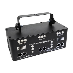 声控灯酒吧舞台氛围闪光彩灯装饰房间直播间七彩节奏激光灯歌厅灯