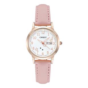 儿童手表女孩小学生专用只看时间指针静音机械电子初高中防水女童