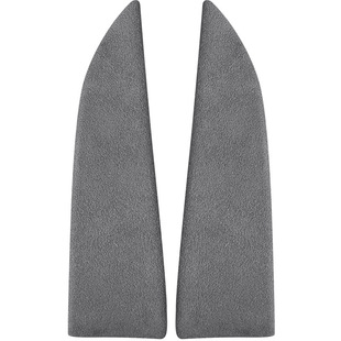 适用于特斯拉model3Y焕新版车窗喇叭饰条贴Alcantara翻毛皮车改装