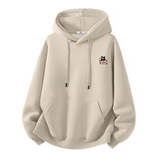 回力青少年卫衣男冬季加绒连帽上衣一体绒男士外套男生冬装衣服潮