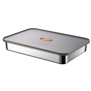 冰箱专用304不锈钢饺子盒水饺收纳盒保鲜多层托盘放馄饨冷冻盒子