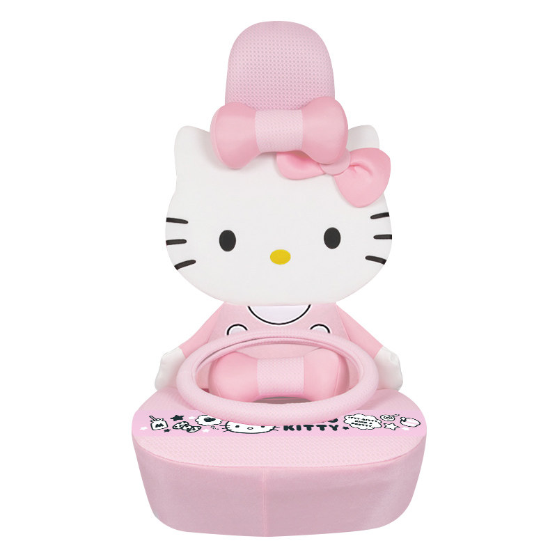 Kitty四季通用全车坐垫套可爱款