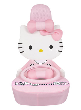 Kitty四季通用全车坐垫套可爱款