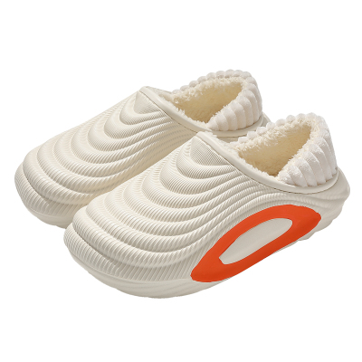 防水加绒棉拖鞋男款冬季2025新款