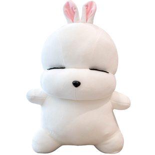 可爱流氓兔公仔小兔子毛绒玩具兔年吉祥物玩偶睡觉抱枕布娃娃女孩