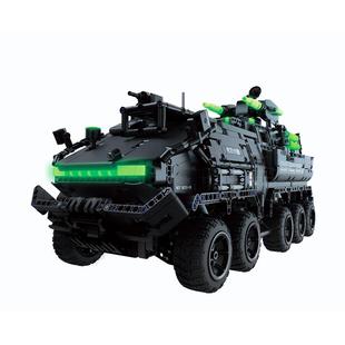 ONEBOT流浪地球运兵车2.0拼插积木运载车巨大型仿真拼装模型礼物
