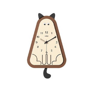 U Mi LIVING · 端坐 | 时钟奶油风挂钟客厅钟表餐厅简约装饰摆件