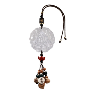 车载挂件女精致高级感2026新款高档玉坠貔貅平安车内汽车饰品摆件