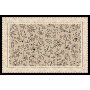 地毯客厅法式复古2026新款中古风免洗可擦防水防污卧室茶几免打理