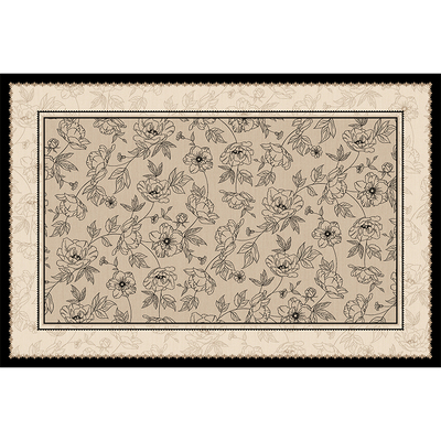 兴连心法式复古中古风地毯免打理