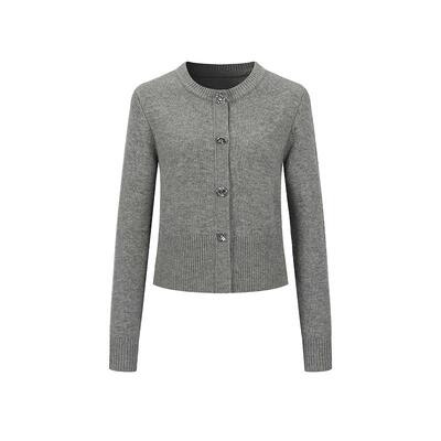 ThreeQuarters异形扣开衫上衣