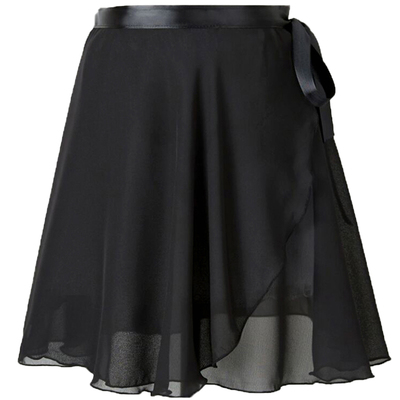 儿童舞蹈雪纺半身纱裙艺考练功裙