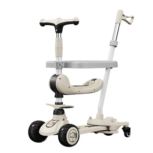 儿童滑板车2-8岁宝宝可坐骑滑三合一可折叠小孩单脚踏板滑滑车