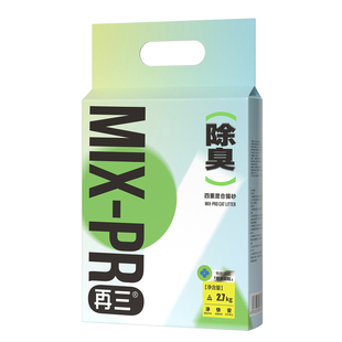 【U先试用】再三四重除臭混合猫砂可冲厕所除臭结团2.7kg*1包