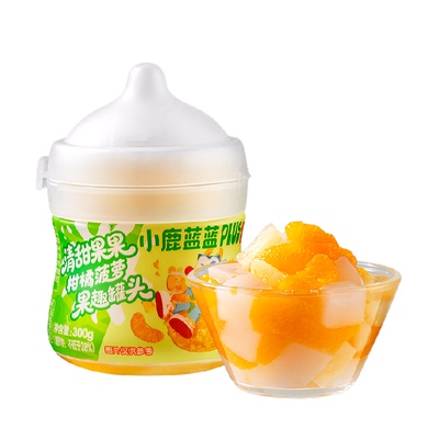 小鹿蓝蓝PLUS清甜果趣罐头